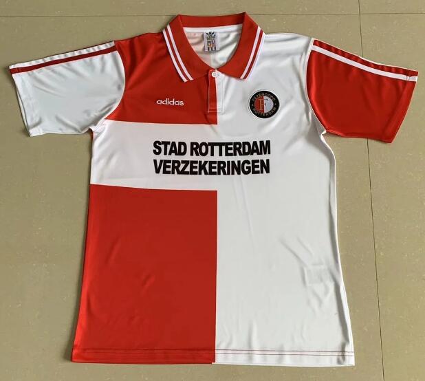 1995 Feyenoord Retro Home Kit Soccer Jersey